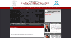 Desktop Screenshot of imnanavati.org